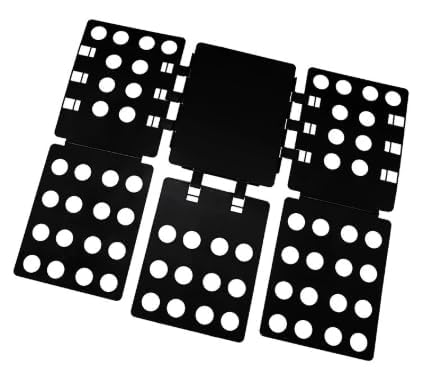 Planche de Pliage de Vêtements pour Enfants et Adultes – T-Shirt, Chemise, Pulls et Pantalons – Facile à Utiliser, Matériaux Durables et Design Compact pour un...