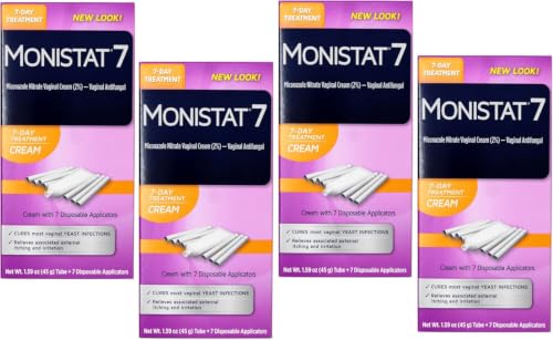 Monistat 7 Vaginal Medicated Cream - 7 Each, Pack of