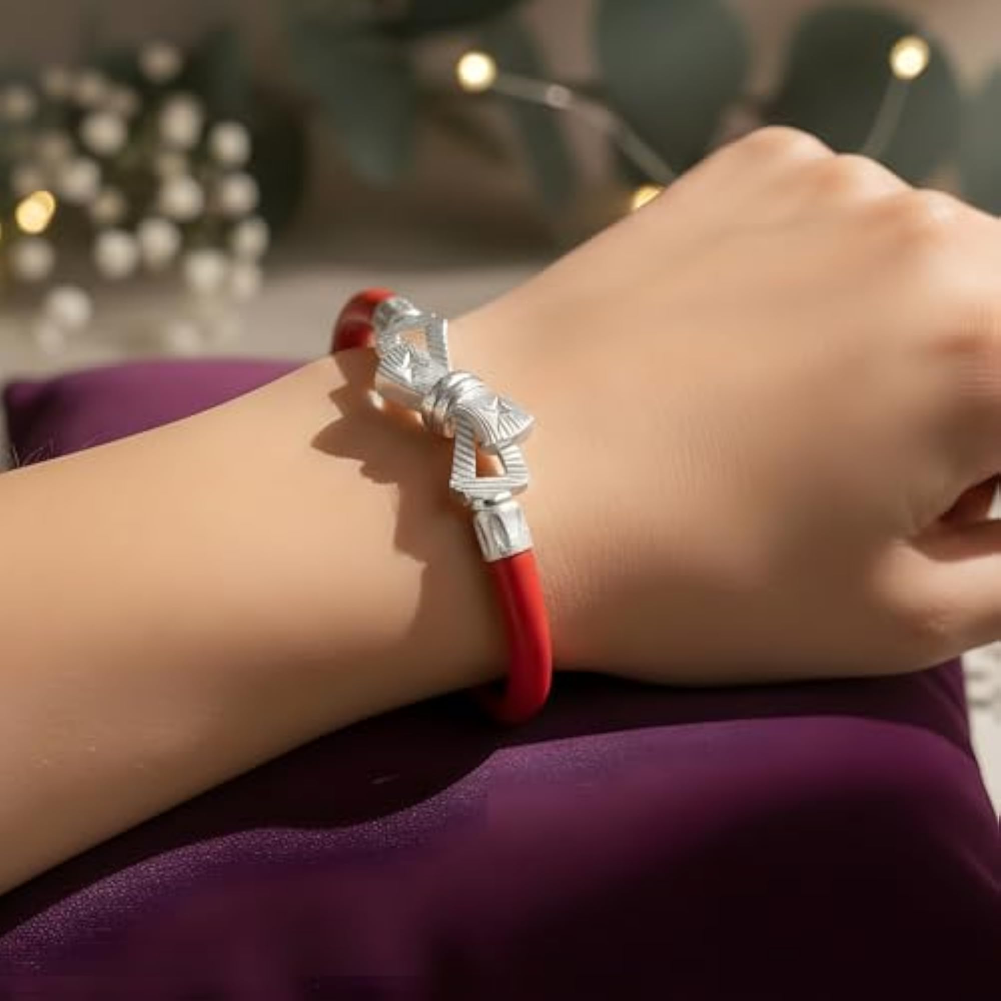 Women's Silver Noya Bracelet, Gift for Her