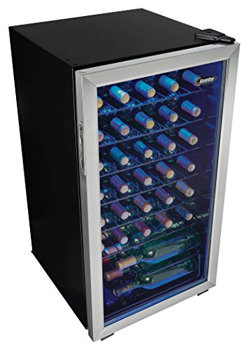 Danby Dwc036A1Bssdb-6 3.3 Cu. Ft. Free Standing Wine Cooler, Holds 36 Bottles, Single Zone Fridge With Glass Door-Chiller For Kitchen, Home Bar, Stainless Steel #TOP2