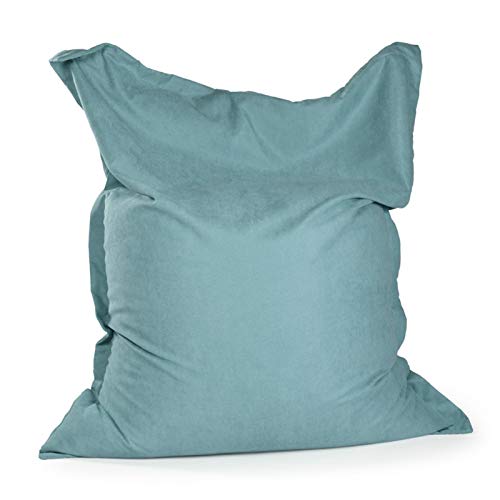 DFHXALH Sillón Puff Clásico con Paneles, Resistente al Agua, para Interior y Exterior (Color: Azul, Talla: Única)