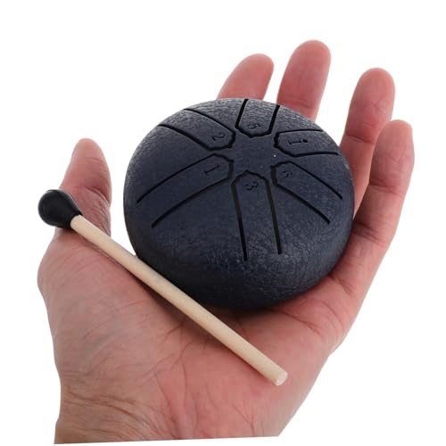 Mini Tambor de Lengüeta de Acero Azul para Meditación miniatura 7