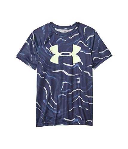 Image of Under Armour Boys' Tech Big Logo Printed Short Sleeve Gym T-Shirt