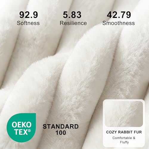 Image of FURTIME Dog Bed for Small Medium Dog, Washable Orthopedic Pet Bed with Removable Cover, Rectangle Soft Calming Sleeping Puppy Bed Durable Pet Cuddler with Anti-Slip Bottom, Cream, M (25 inchx21 inchx7 inch)