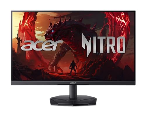 acer Nitro KG241Y P3 Gaming Monitor 23,8 Zoll Full HD, 180 Hz, 0,5 ms, VA, AMD FreeSync Premium, HDR10