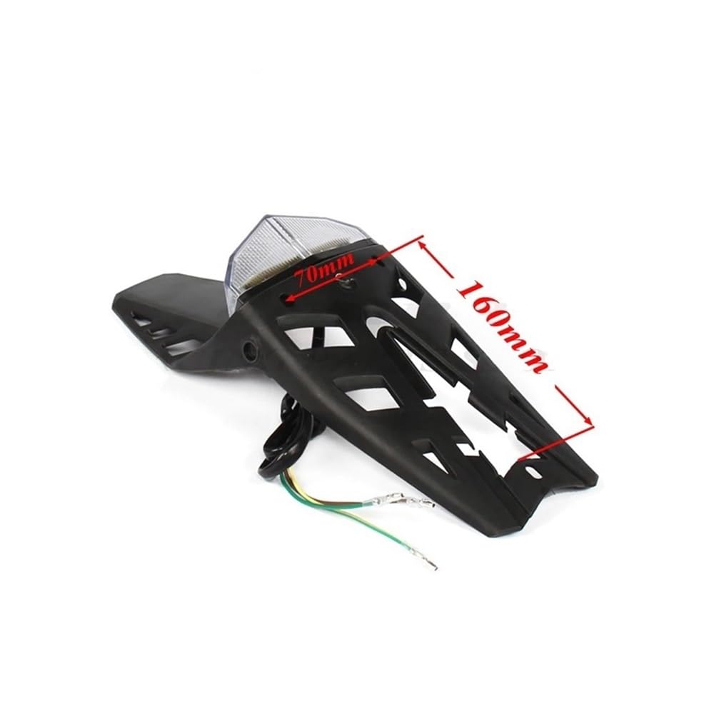 Luce Freno Posteriore, Luce di Stop, fanale Posteriore a LED, luci di Stop per Moto, indicatori di direzione, fanale Posteriore per Moto, Accessori per Moto