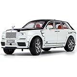 Toy Car Model Rolls-Royce Cullinan 1/24 White Alloy Collectibles Die-cast Vehicles with Sound and Light