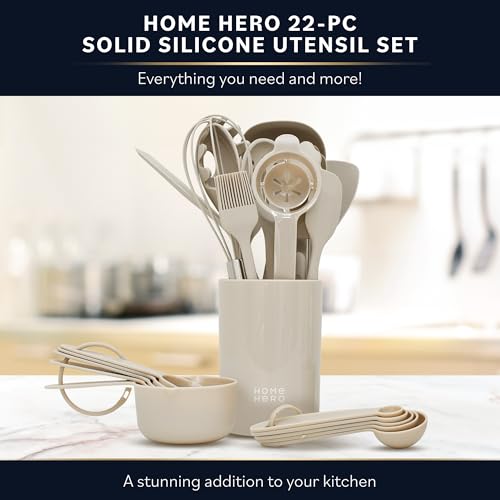 image for Home Hero Silicone Kitchen Utensils Set - Cooking Utensils Set - Silic