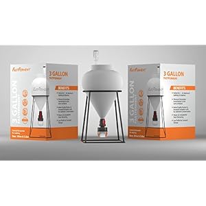 Cuve de Fermentation Conique 11L – 3G FastFerment + Pied Bas (Stand) + Ballon de Collecte