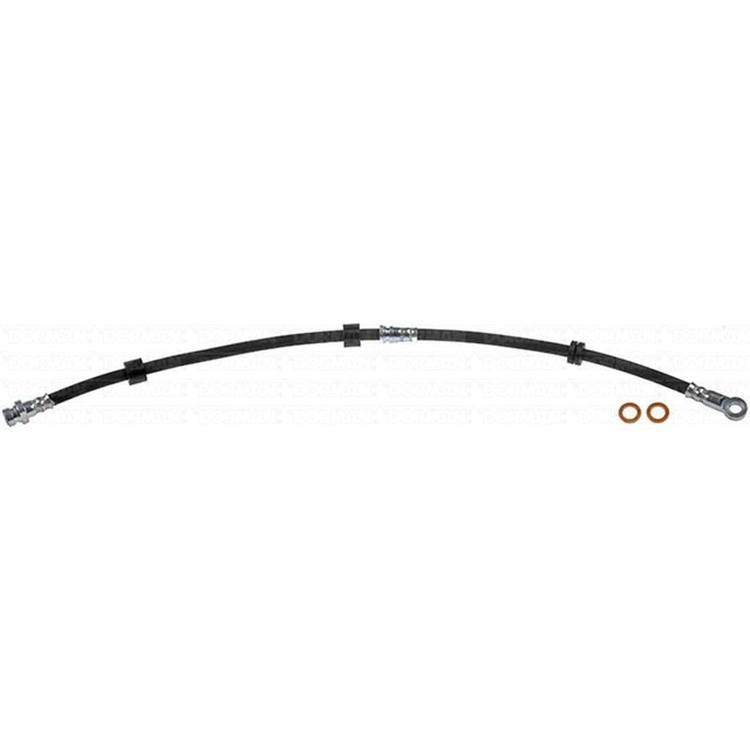 BRAKE HOSE - Brake Hydraulic Hose - Brake Line - Brake Hose - This automotive brake hydraulic hose was precision-engineered to match the fit, function and performance of the original brake hose on specific vehicles and positions to ensure safe, long-lasting durability as part of a complete brake repair. - Mitsubishi 2017-08 - Dorman H621262 Front Driver Side Brake Hydraulic Hose Compatible with Select Mitsubishi Models