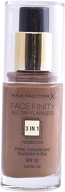 Max Factor Facefinity SPF20 Concealer And Foundation No. 100 Suntan - 30 ML