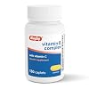 Rugby Vitamin B Complex with Vitamin C - Gluten-Free B Complex Vitamins for Energy, Metabolism, Nerve, and Immune Support, 130 Caplets