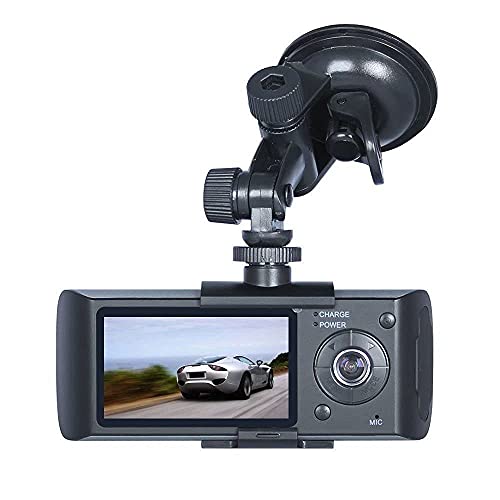 Dual Lens Dash Cam Full Hd 1080P X3000/R300 Car Dvr Dashboard Camera With 2.7 Inch Lcd, G-Sensor, Gps, Loop Recording And Motion Detection #TOP1