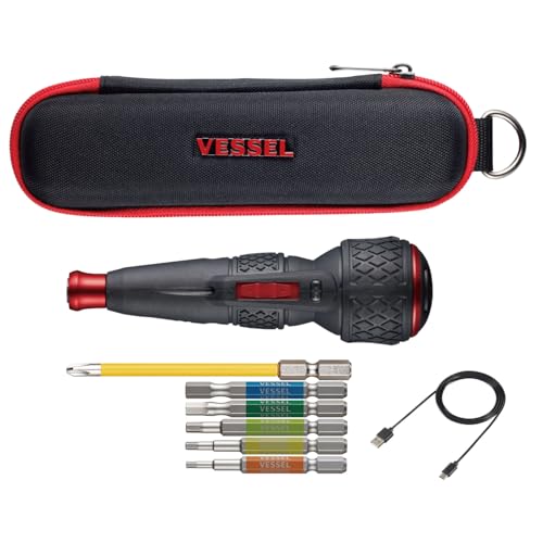 �x�b�Z��(VESSEL) �d�h���{�[���U �h���C�o�[ �r�b�g1�{�t USB�^�C�vC�ŏ[�d �ő�o�̓g���N3N�Em 220USBC-1 & 40V�Ή� �Г��w�b�N�X ���ʃr�b�g 5�{�g �Ε�2.5/3/4/5/6×65 GS5P-31 & �h���C�o�[�P�[�X(