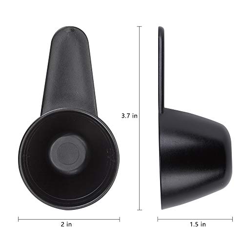 Latauar Perfect Coffee Measuring Scoop, Reusable Plastic Spoon For Coffee, Milk Powder, Fruit Powder, Seed, Spices - 2 Pack #TOP1