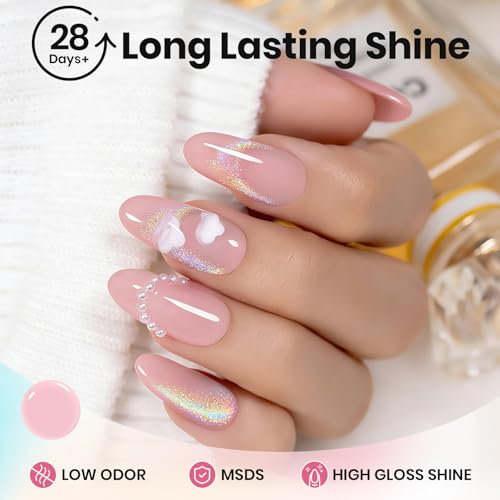 Image of Beetles Stay Shining Silver Cat Eye Gel Nail Polish - 15ML Silver Glitter Cat Eye Gel Polish Rainbow Glow with Magnet Soak Off UV Salon DIY Manicure Iridescent Cloud Mirror Collection Gift for Women