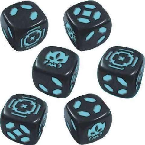 Zombicide Invader Kickstarter Exclusive Blue Dice Pack
