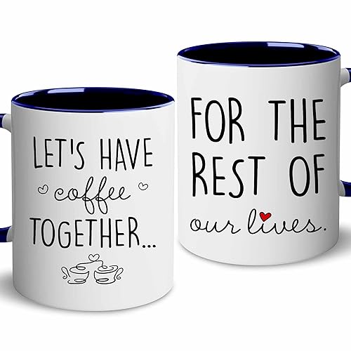 BSQUIELE-Gift-For-Couple-Couple-Mug-Set-Gifts-Set-For-Wife-Husband-Mom-Dad-Bridal-Shower-Engaged-Christmas-Wedding-Birthday-Gifts-For-Bride-Groom-Mr-Mrs-Him-Her BSQUIELE Gift For Couple Couple Mug Set Gifts Set For Wife Husband Mom Dad Bridal Shower Engaged Christmas Wedding Birthday Gifts For Bride Groom Mr Mrs Him Her