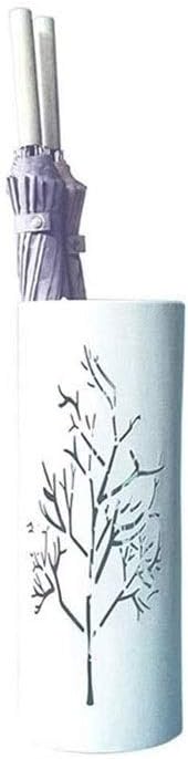 White Umbrella Stand ，Indoor Entryway Umbrella Holder Organizer for Household Simple Eceiving Rack for Home