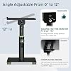 Vondynote Desktop Speaker Stands Pair Studio Monitor Stands 12° Tilt Height Adjustable 11" to 16", Metal Stands for Studio Monitors, laptops, or projectors #2