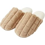 [エンプティオ] 前とじ ブロックファー ルームシューズ レディース スリッパ トイレ オシャレ カワイイ 室内履き フワフワ 入院 クッション 歩きやすい 大人かわいい モコモコ フワフワ フカフカ 快適 ホテルライク オシャレ マタニティ アッタカ キッチン つま先あり 履き心地良い 部屋 来客 無地 モフモフ 柔らかい 湯上がり ソフト リラックス デスクワーク 軽い ボア ベージュ