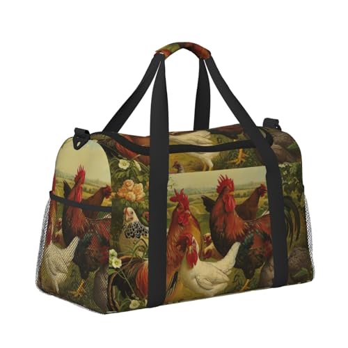 Sac de voyage avec imprimé ferme finis les bagages trop lourds en cabine - 2