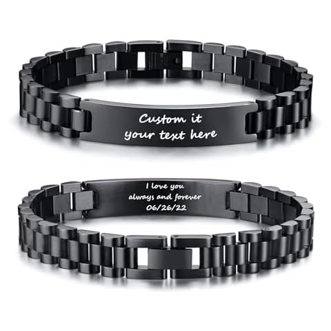 Personalized Engraved Bracelet by XUANPAI Cover