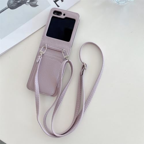 Étui portefeuille avec porte-cartes et bandoulière Samsung Galaxy Z Flip 4 3