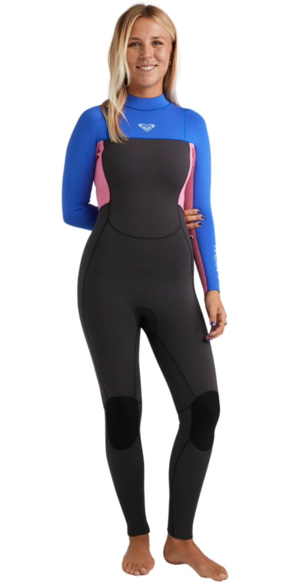 Roxy 2026 Prologue+ Neoprenanzug für Damen, 5/4 mm Reißverschluss hinten, Kobaltblau
