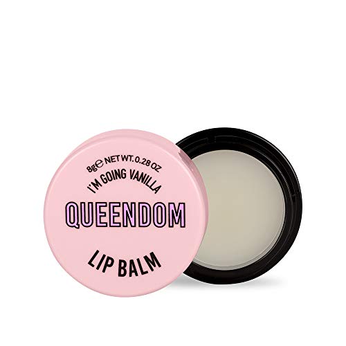 Queendom I'm Going Vanilla Lip Balm | Creamy Formula | Deeply Moisturizing | Vanilla Scent | Vegan, Cruelty Free, Paraben Free