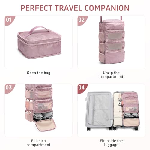 Sac de rangement multicouche à crochet pour optimiser votre placard - 6
