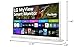 LG 32SR70U-W 32-Inch 4K UHD Smart Monitor with IPS Display webOS 23 USB Type-C Speakers x2 HDR 10 AirPlay 2 Screen Share Bluetooth Remote - White