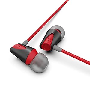 Boult Audio BassBuds Storm Wired in Ear Earphone with Mic (Red)