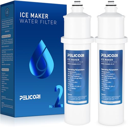 PeliCori 4HC-H Water Filter, Replacement for H9655-11, Compatible with Hoshizaki Filtration Manifolds H9320-51, H9320-52, and H9320-53 (2 Pack)