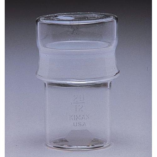 Kimax, Tall Cylindrical Weighing Bottle With Short Length Joints 25 x 40mm, 12mL (Case of 18)