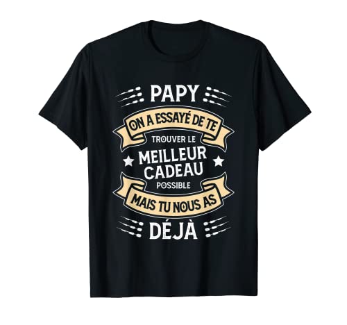 Homme Homme Humour Papy Grand Père Drôle Papi Noël Fête des Pères T-Shirt Cover