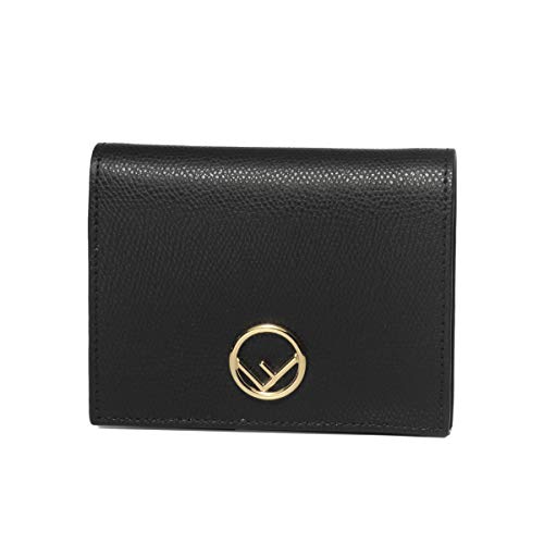 [フェンディ] 二つ折り財布 スモール ブラック 8M0387 A18B F0KUR [並行輸入品]