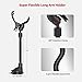 IPOW Upgraded No Glue Car Phone Mount Windshield with Strong Suction, Long Arm Cell Phone Holder for Car with X-Shaped Clamp Fits Thick/Irregular Phone Case