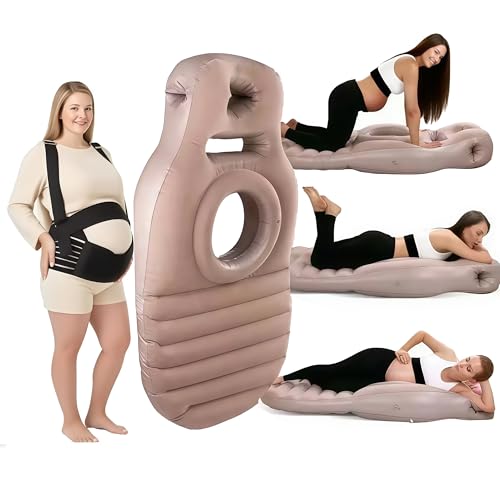 Pregnancy Mattress-Inflatable Pregnancy Pillow for Stomach Sleeping - Maternity Pillow ...