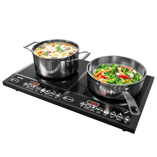 SUNVIVIPRO Double Burner Electric Induction Cooktop