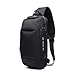 OZUKO Casual Sling Bag, Anti-Vol Sling Épaule Cross Body Bag Sacs À Bandoulière Casual Sacs Poitrine avec Port de Charge USB (Noir)