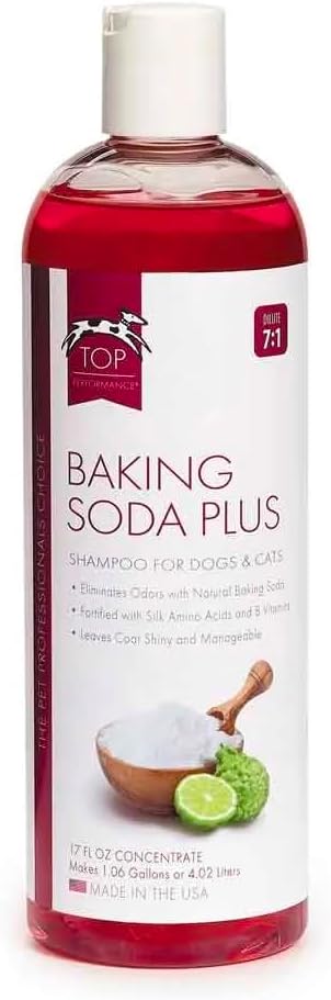 Dog and Cat Shampoo Baking Soda Fresh Cotton Scent Plus Soft and Odor Free Coat (1 Gallon)