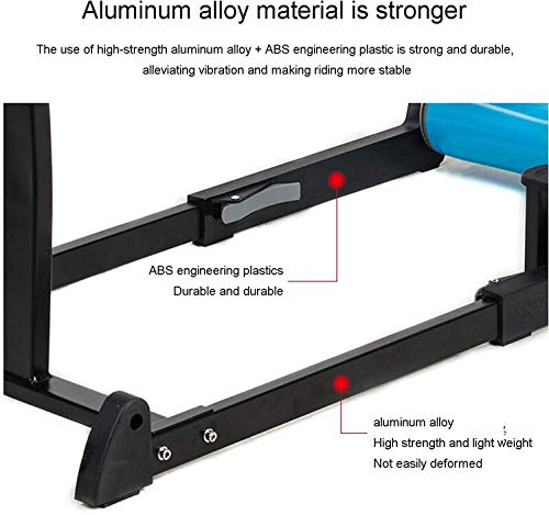 KJZQLMZ Bike Trainer Stand Rodillo silencioso para entrenamiento de bicicleta, compatible con ruedas de 24 a 29 pulgadas miniatura 3