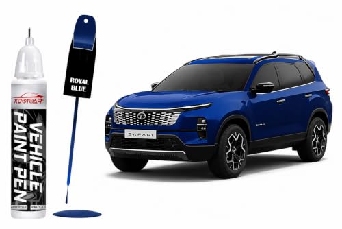 Image of xdotoar Car Touch Up Paint Pen for Tata SAFARI ROYAL BLUE | Factory Color Matched 2K Paint Technology | Car Scratch Remover & Paint Chip Repair | Quick Dry Formula | Rust Protection | 18ml