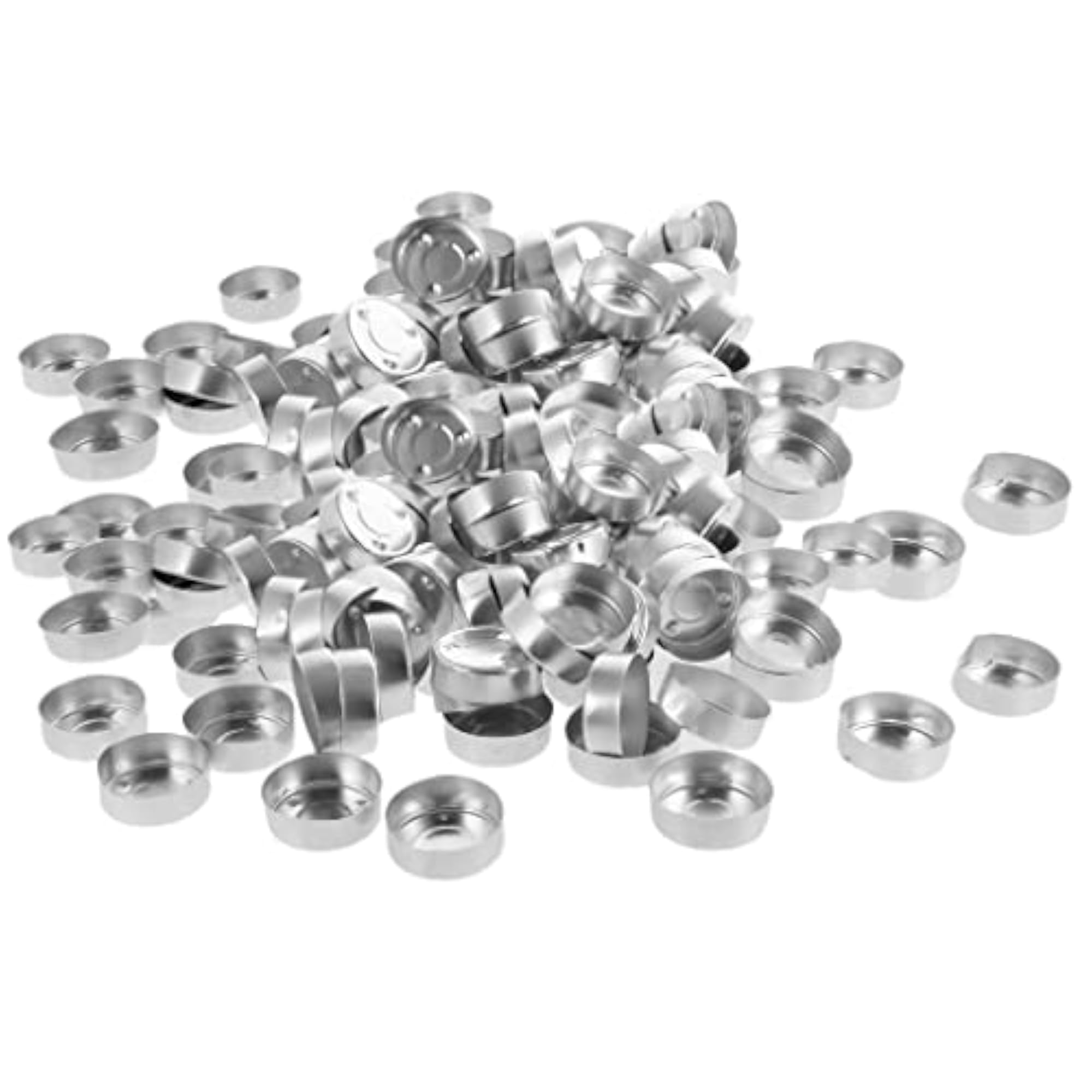 200 Pieces Empty Aluminum Tealight Cups