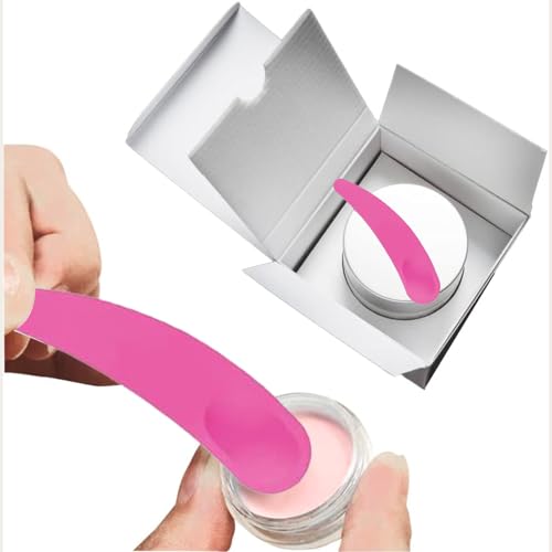 Scoop Für Cremespatel, 10 Pcs Make-up gebogenen Spatel, Spatel Kosmetik, Kosmetik Maske Scoop, Mini Kosmetikspatel
