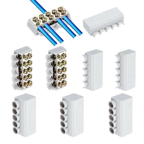 Borne d'épissure haute isolation ZK-516 blanche à raccordement rapide 80A