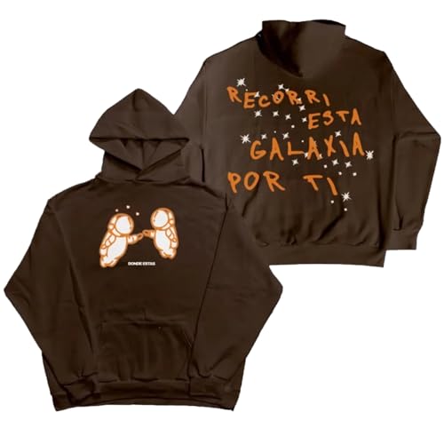 DIULEILAOMOU Ivan Cornejo Donde Estas Hoodie Mirada Tour 2024 Long Sleeve Streetwear Women Men Hooded Sweatshirts (Large brown)
