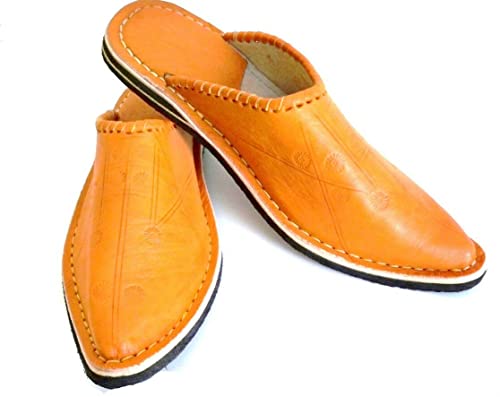 Babouche Marocaine Chaussure Homme pentoufles Mules Sandale Chaussons 100% Cuir