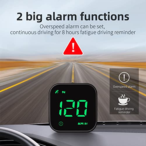 image for ACECAR Digital GPS Speedometer, Car Universal HUD Head Up Display with